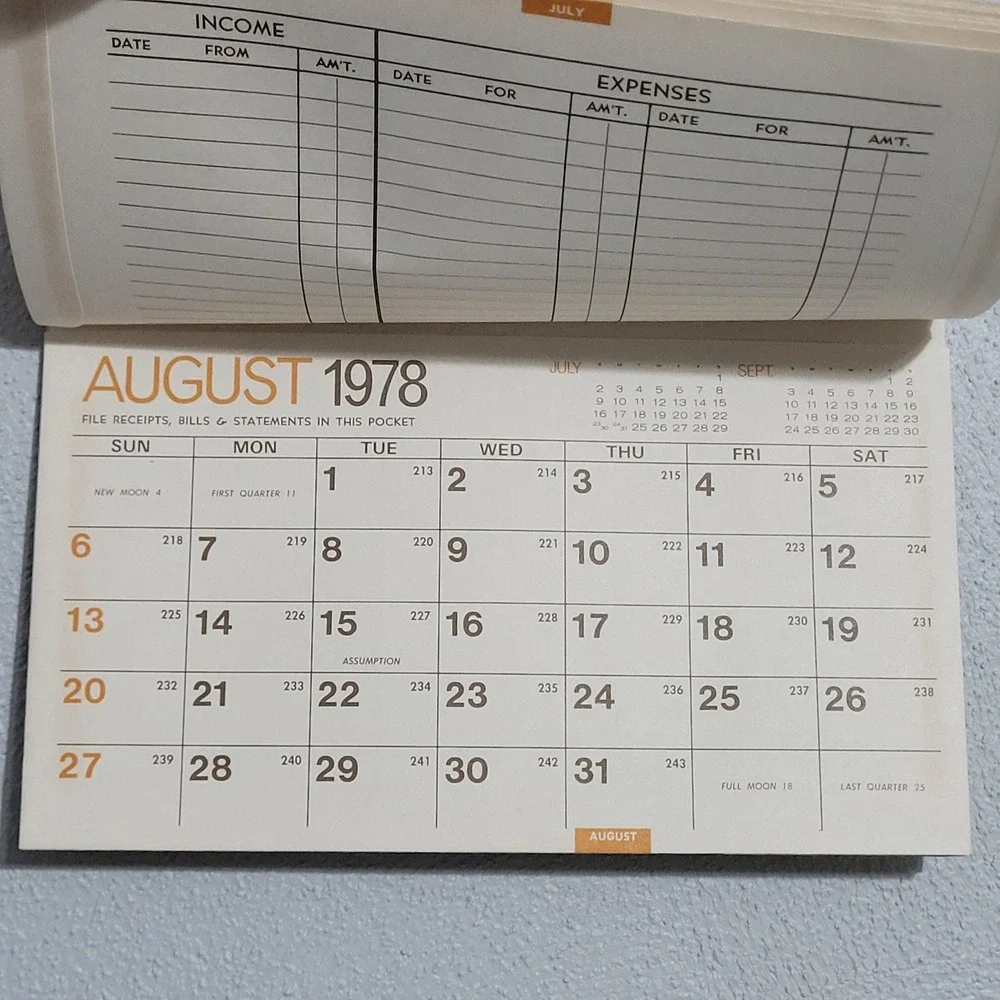 1978 Clintonville CoopWall Calendar‎ Pencil Holder Clintonville Wisconsin